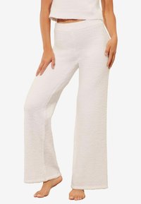 Lipsy WIDE LEG - Pidžamas apakšdaļa - ivory white