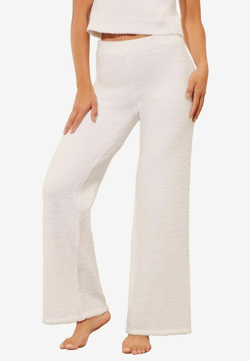 Lipsy WIDE LEG - Pidžamas apakšdaļa - ivory white