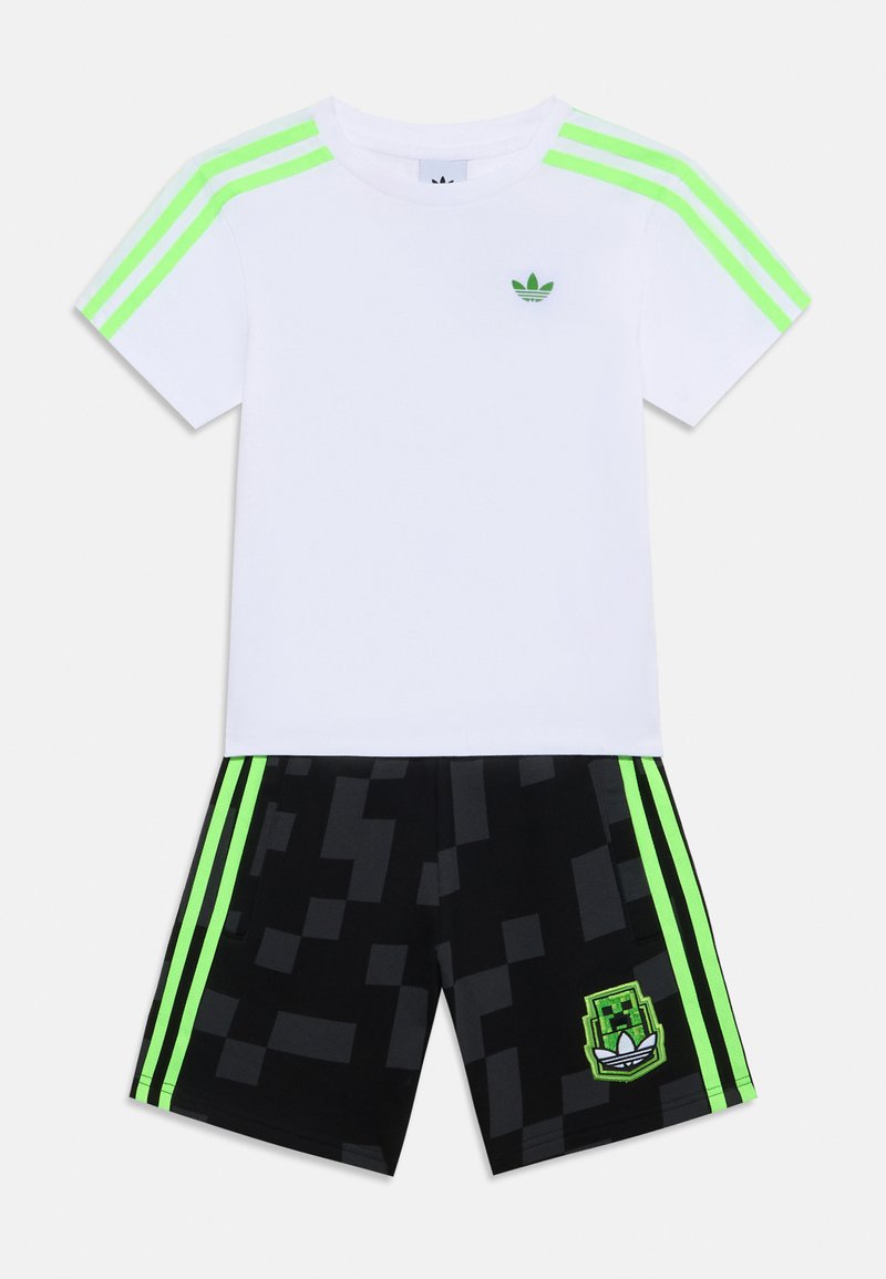 adidas Originals - MINECRAFT SHORT TEE UNISEX SET - Shorts - white/multicolor, Vergrößern