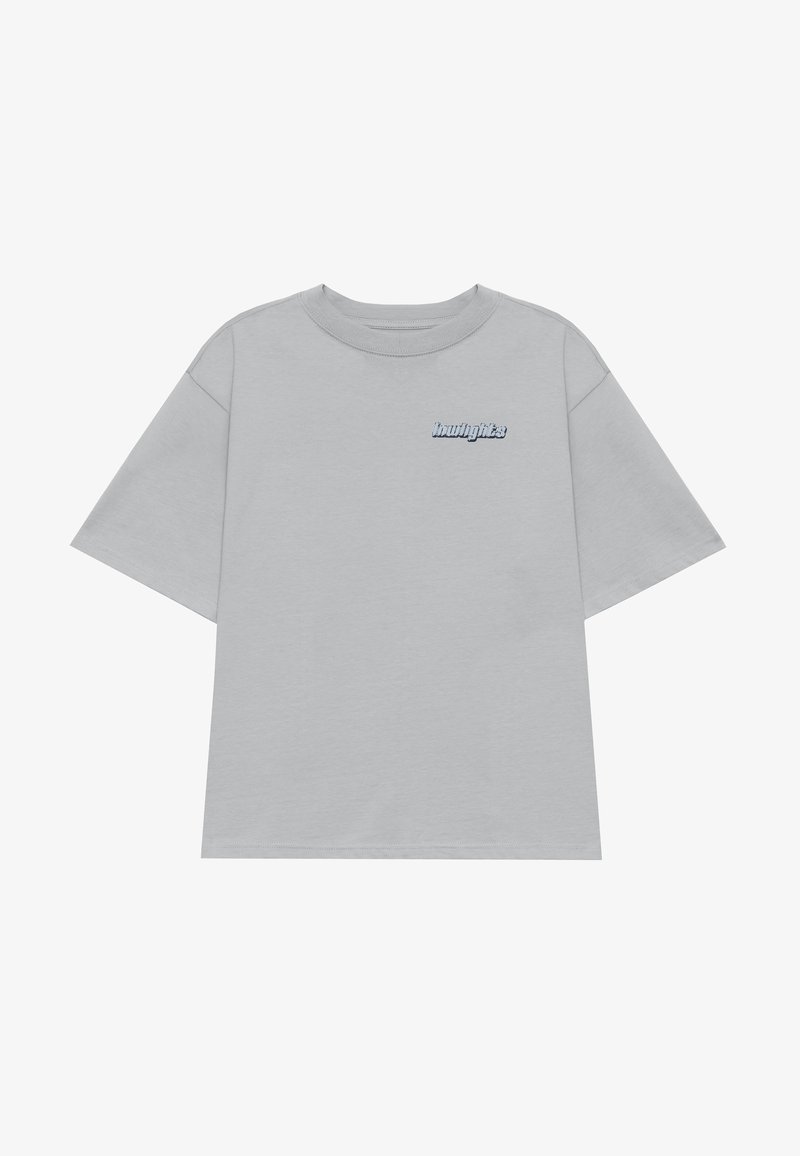 LOW LIGHTS STUDIOS® SANDED LOGO - Μπλουζάκι με στάμπα - light grey