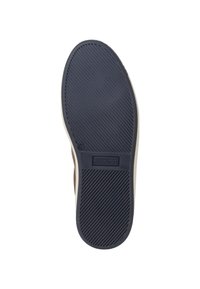 Talpa de pantof maro, având o suprafață din cauciuc texturat de culoare bleumarin, cu șanțuri orizontale și un accent lateral alb. Marcaj cu "MARCO TOZZI" și mărimea 42.