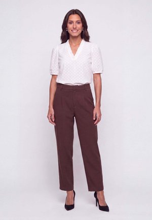 Kaffe, KAMERLE CROPPED - Pantaloni - java