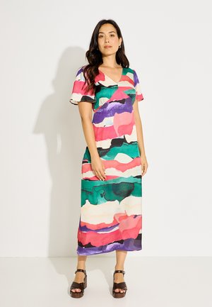 Grain de Malice, ROBE MOTIF ABSTRAIT - Vestido largo - rose