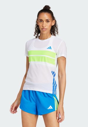 ADIZERO RETRO - Športové tričko - white lucid lemon