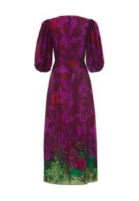 adL V-NECK CUT- OUT DETAILED - Maksimekko - printed damson