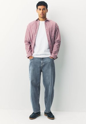 Laza szabású farmerek - blue dark steel