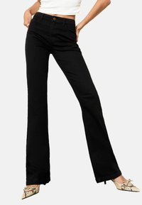 BOOTCUT DENIM  - Bootcut jeans - black