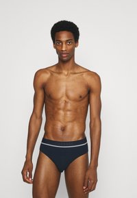 Schiesser 3 PACK   - Slip - dark blue/black