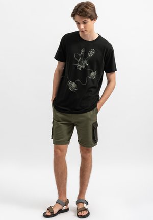HAERENGA - T-Shirt print - tar