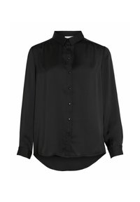VISOFIE LANGARM - Hemdbluse - black