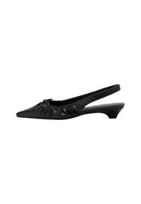 WITH RUCHED BOW - Tacones - black