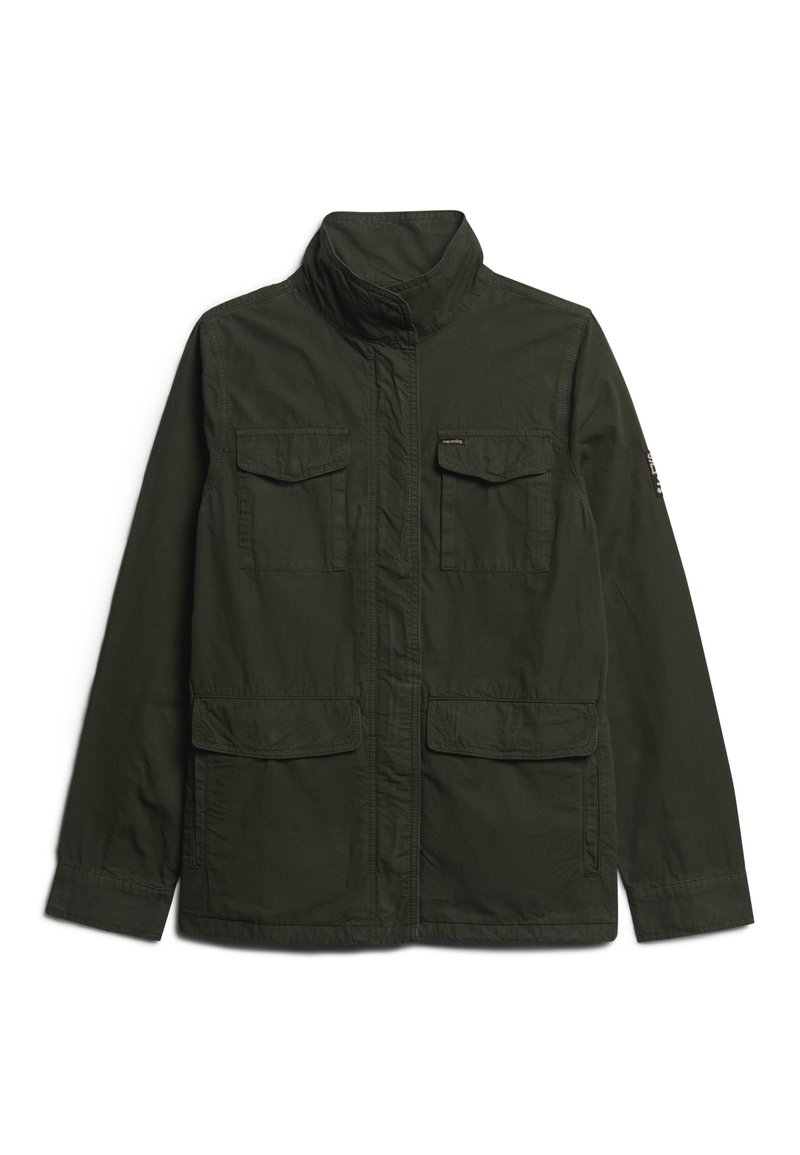 Superdry & Co Lichte jas groen Superdry & Co Lichte jas groen