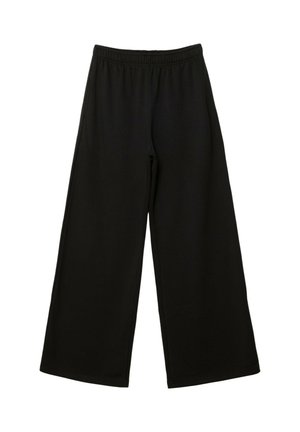 Stradivarius, WIDE-LEG JOGGER TROUSERS - Pantaloni sportivi - black