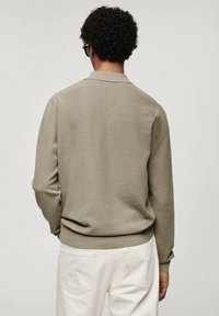 Mango Top s dlouhým rukávem - light green