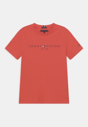 ESSENTIAL LOGO UNISEX - T-shirt med print - daring scarlet