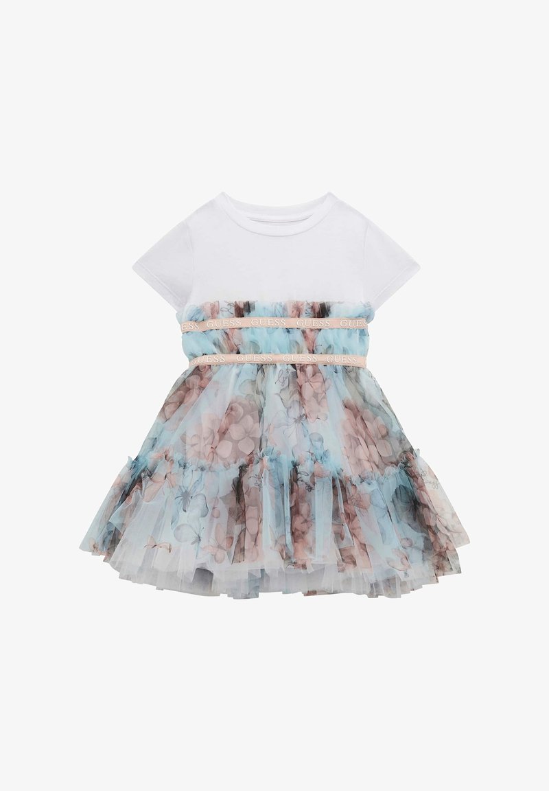 Guess MITTELLANGES FIT AND FLARE - Freizeitkleid - gemustert multicolor