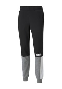 ESSENTIALS BLOCK - Pantaloni sportivi - black