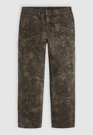 Levi's® Workwear, 568® LOOSE STRAIGHT DOUBLE KNEE - Carpenter Jeans - raleigh camo dark olive canvas