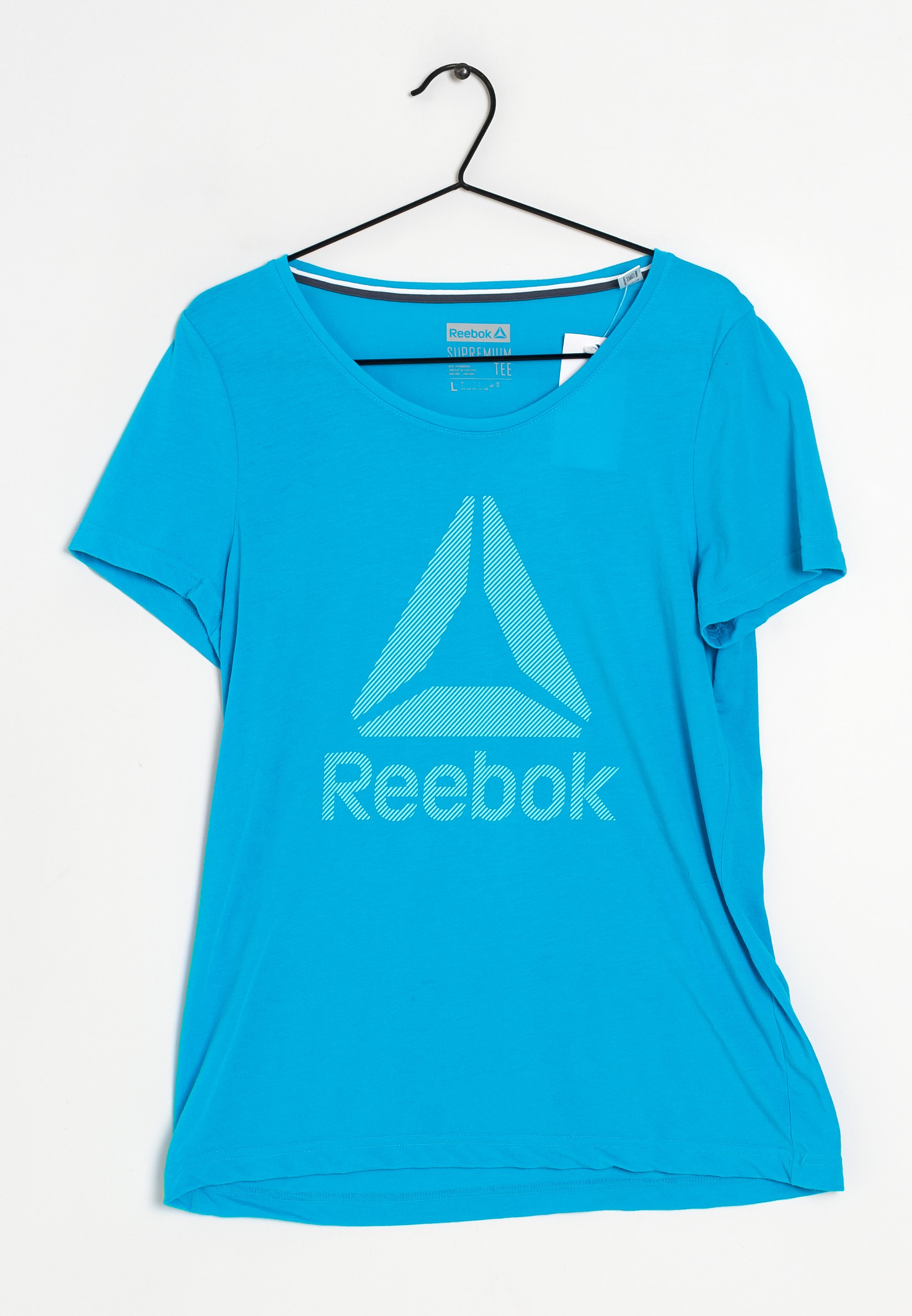Reebok Print T-shirt blue (Pre-owned) - Main Image
