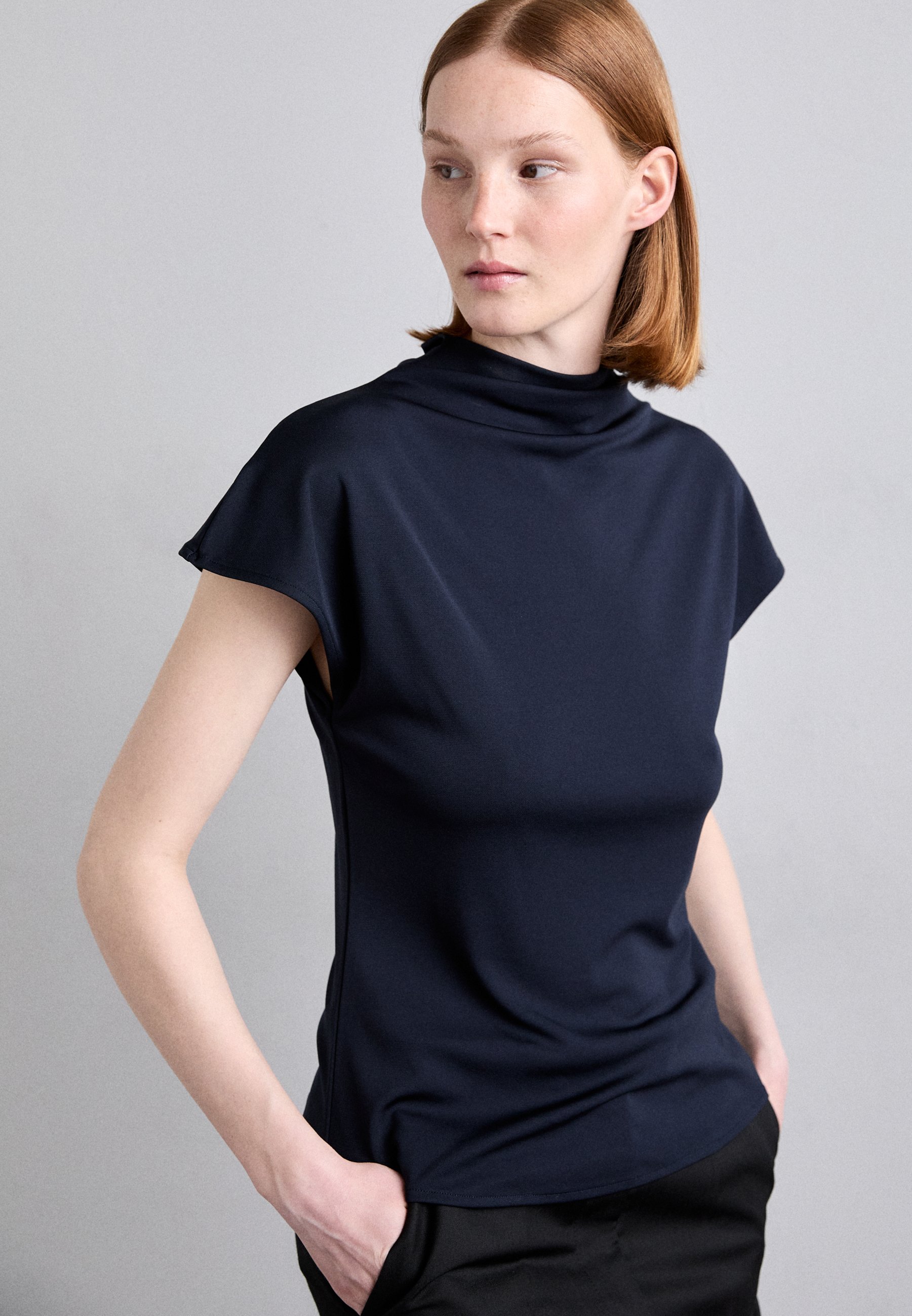 売れ筋商品|||タイガー オブ スウェーデン Tシャツ レディース トップス ALITTA - Basic T-shirt - dull blue Tiger of Sweden ALITTA - Basic T-shirt - dull blue/blue
