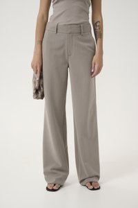 Gestuz JOELLE PINSTRIPE PANTS - Hlače - rock ridge