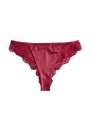 BOW BACK KNICKERS - Stringid - burgundy red