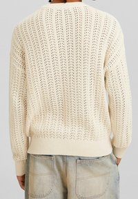 Bershka Jumper - light yellow