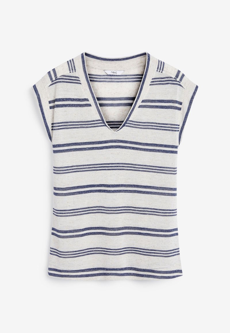 Next T-shirt print donkerblauw