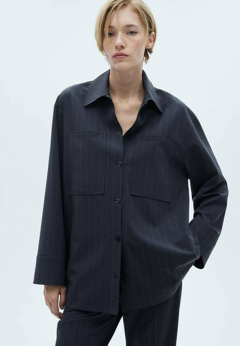 Mango Skjortebluser - royal blue