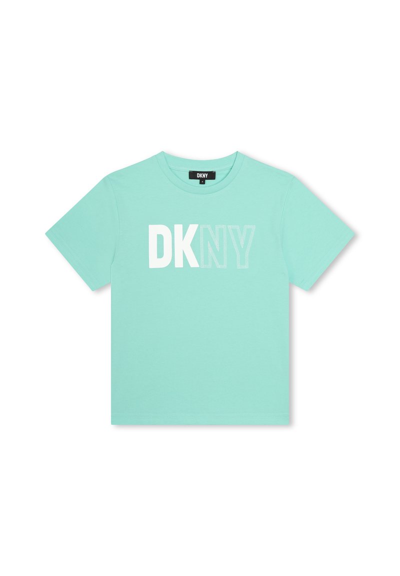 DKNY T-shirt print turquoise