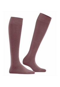 FALKE COTTON TOUCH - Kniestrümpfe - roan rouge