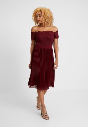 WRIGHT PETITE - Cocktail dress / Party dress - burgundy