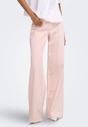 JDY, Wide-fit JDYVERA High waist Wide Leg Fit - Široké nohavice - pink dogwood
