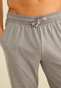Next 2-PACK CUFFED PYJAMA BOTTOMS REGULAR FIT - Pizsama alsók - black grey