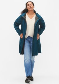 Zizzi MIT TASCHEN - Vandeniui atspari striukė - deep teal