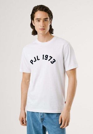 MAVERICK - Print T-shirt - white