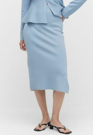 STOCKH LM HANNE KNITTED - A-lijn rok - blue