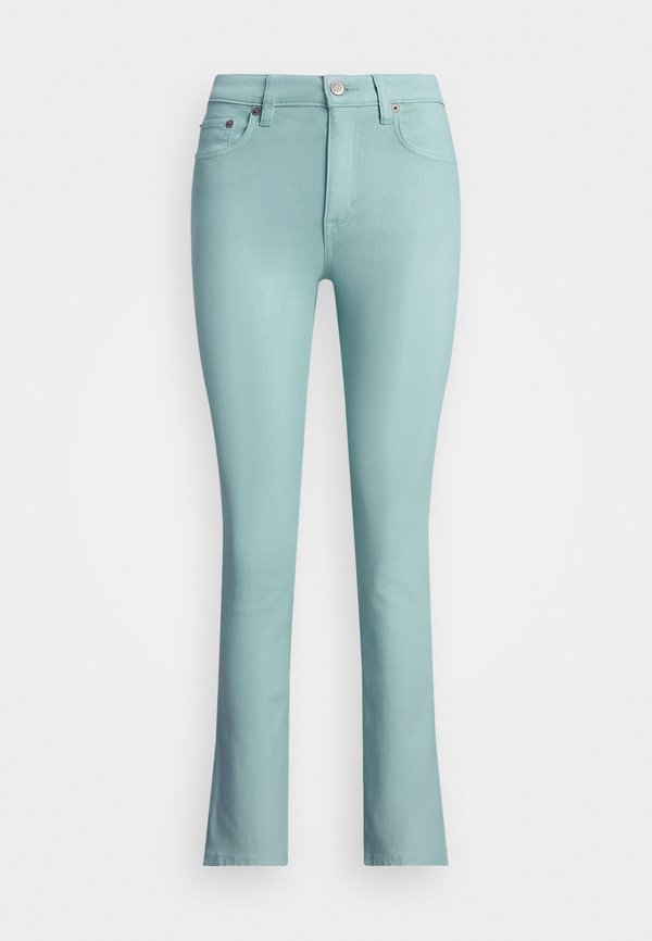 COATED HIGH RISE STRAIGHT ANKLE JEAN - Straight leg jeans - aqua pearl4