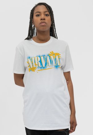 Paradiso Clothing NIRVANA ALL APOLOGIES - Print T-shirt - white