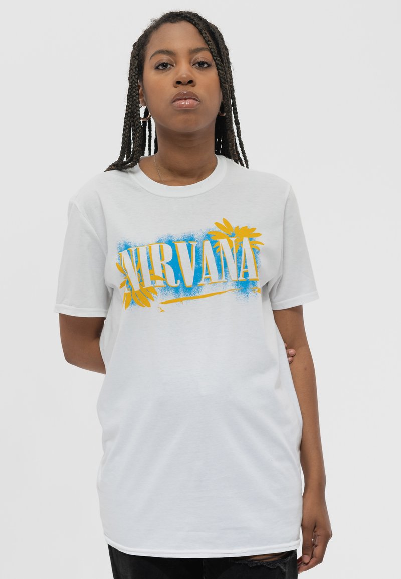 Paradiso Clothing NIRVANA ALL APOLOGIES - Print T-shirt - white