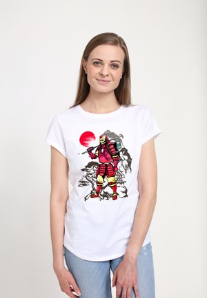 AVENGERS CLASSIC IRON SAMURAI - Print T-shirt - white