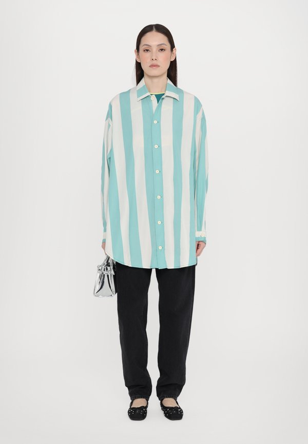 MEGA OVER SHIRT TIE - Button-down blouse4
