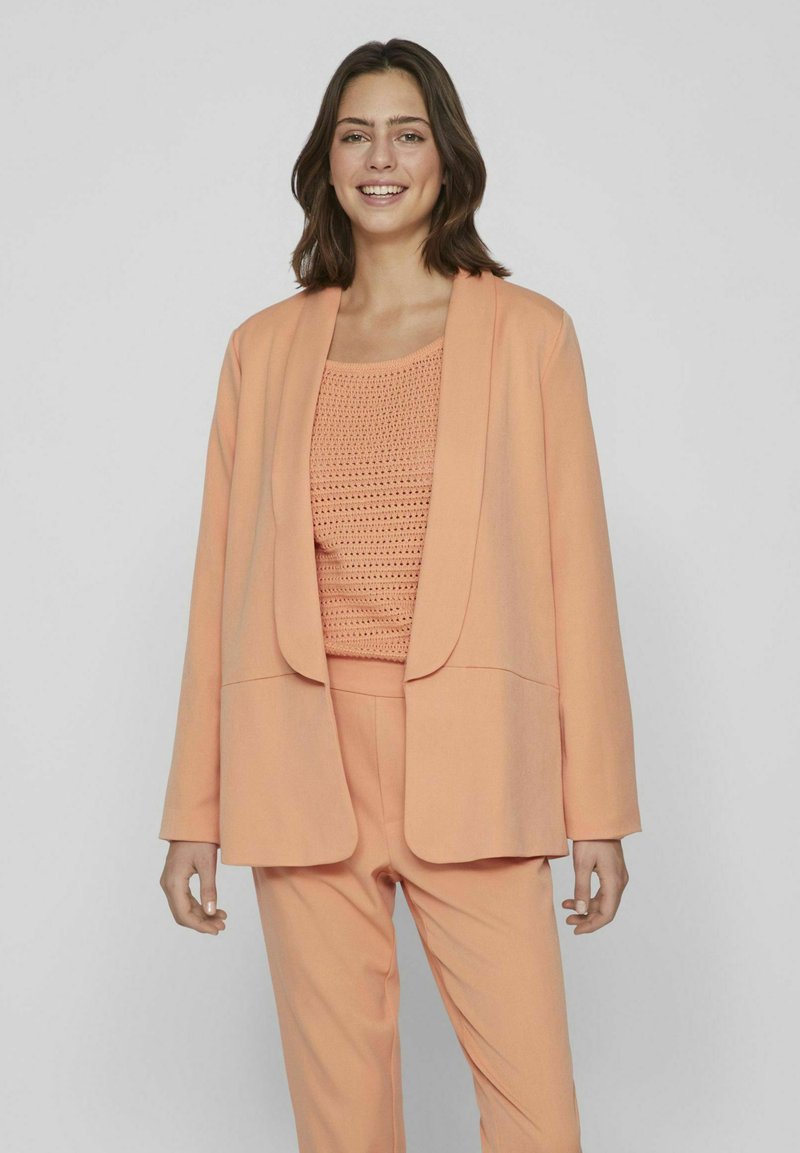 VILA - VIVARONE OPEN - Blazer - shell coral, Ampliar