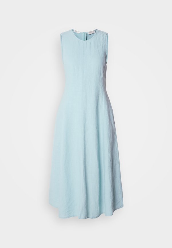 DRESS FEMININE SHAPE MIDI LENGTH CUTLINES - Day dress - pure teal4