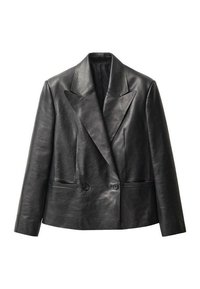 Leather jacket - black