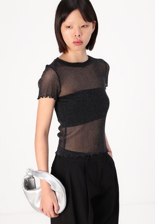 NMCHLOE GLITTER - Print T-shirt3