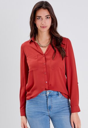 LANGÄRMELIGES - Camisa - orange foncé