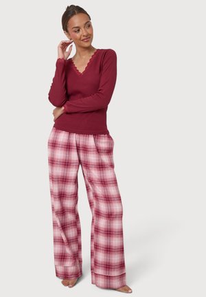 Threadbare HARRISA SET - Conjunto de pijama - burgundy