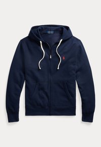 THE RL FLEECE FULL-ZIP HOODIE - Jersey con capucha - cruise navy