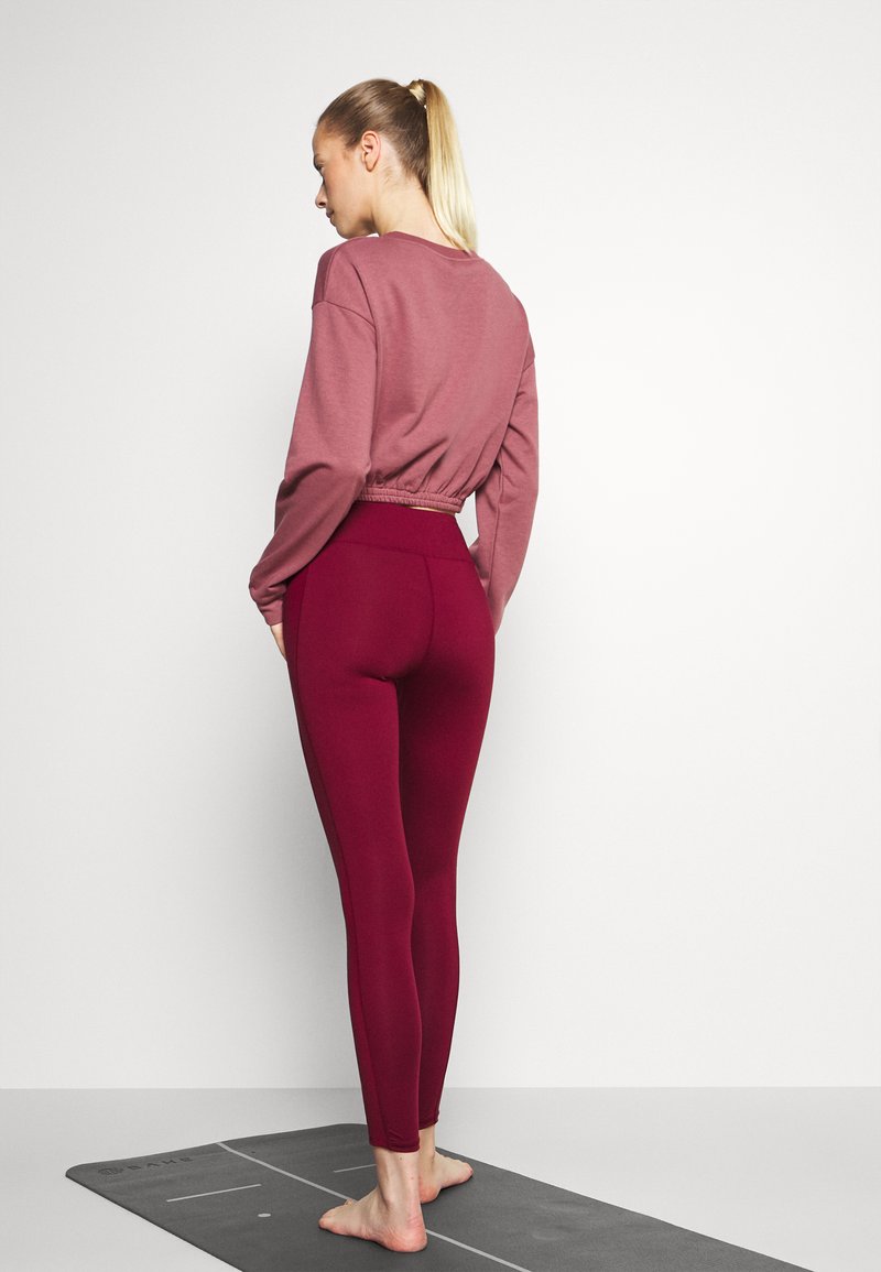 Damen Sportbekleidung | South Beach WETLOOK HIGH WAIST LEGGING Tights rhodondendron/beere - SY01574 Damen Sportbekleidung | South Beach WETLOOK HIGH WAIST LEGGING Tights rhodondendron/beere - SY01574